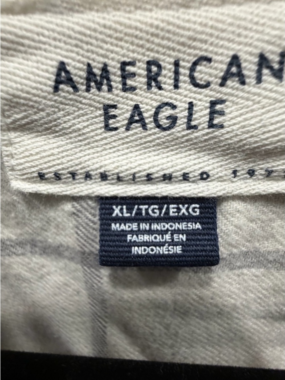 American Eagle 🦅 Oversized Plaid Button-Up Shirt - Picture 9 of 10
